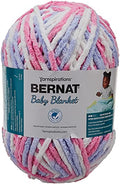 BERNAT BABY BLANKET YARN 300G 10.5 OZ, PINK BLUE OMBRE - color: Pink/Blue Ombre, size: 1 Pack
