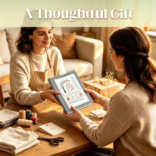 2026 Upgraded Embroidery Stitch Book & 132 Sewing Tools for Beginners