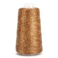Metallic Crochet Thread, 80g Lurex Yarn for Charms(Brown) - color: Brown