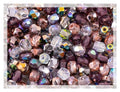0.88 oz (25g, Approx. 300pcs) Mix of Faceted Fire Polished Pressed Czech Glass Beads 4mm (0.16in), Warm Color Mix Transparent - color: Mix 01 Warm Transparent