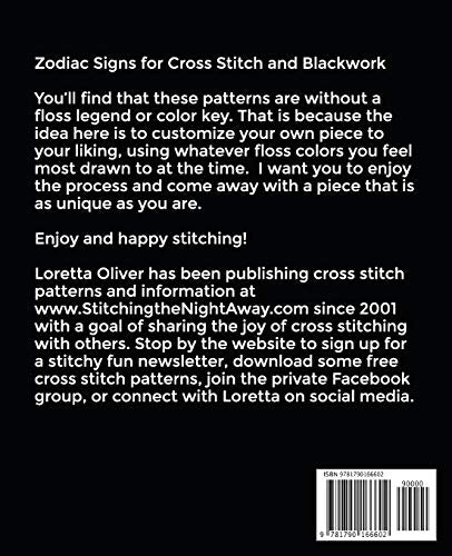 Cancer Zodiac Signs for Cross Stitch and Blackwork (Zodiac Sign Patterns for Cross Stitching and Blackwork)