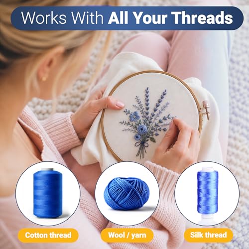 Thread Wax and Thread Conditioner (2pk) - for Sewing and Gloss Threads Waxer. Magic Conditioner for Hand Sewing Embroidery. Hand Quilting Supplies to Strengthen and Reduce Knots - style: 2pk Synthetic