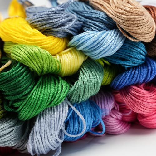 70 Skeins Embroidery Thread Friendship Bracelet String Floss Kit Yarn