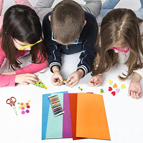 Jtnohx Stiff Felt Sheets Felt Fabric for Crafts 8"x12" 40 Colors - size: 8 x 12 inches