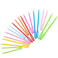 Hekisn Large-Eye Plastic Sewing Needles, 20 Pieces Colorful Safety Lacing Needles, 2 Different Sizes Yarn Sewing Needle, Learning Needles for DIY Sewing Handmade Crafts，3.5 &2.76 inch (20 Pieces) - size: 20 Pieces