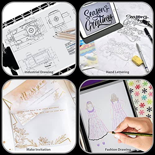 SketchLine Tracing Paper – A4 Size (8.5”x11”) – 50 Sheets (63gsm), High Transparency & Durable Thickness for Tracing Paper for Drawing, Sketching, Architecture, Arts & Crafts, Drafting, & Dressmaking