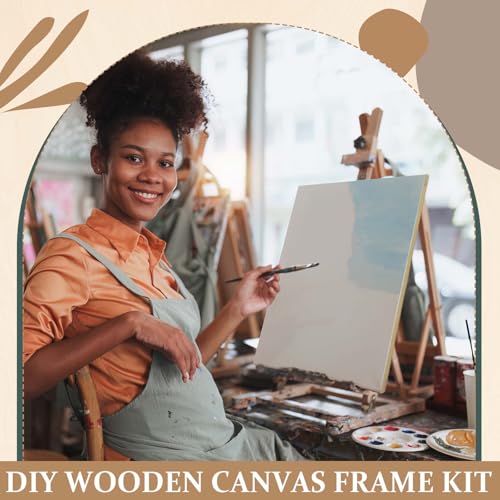 DoubleFill 3 Pack Canvas Stretcher Bars, 16x20 in, Wood Frame Kit - size: 16x20 Inch