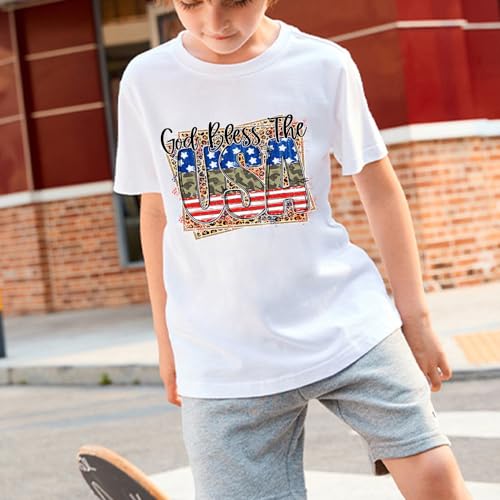 4th of July Iron on Transfer Patches USA Patriotic Heat Transfer Vinyl Decals Independence Day Washable Iron on Stickers American Flag Dwarf Love Pattern Iron on Appliques for T-Shirt Jacket DIY Craft - color: Independence Day B