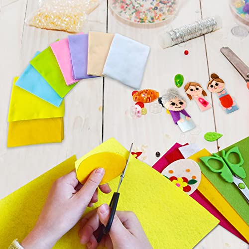 Jtnohx Large Soft Felt Sheets Felt Fabric for Crafts Easter Color 8Pcs - color: Easter Colors Series