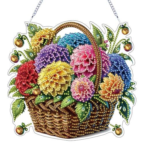 STGLCR Diamond Art Painting Kit for Adult,Flowers DIY Special Shaped Rhinestone Desk Placement Ornament,Home Stand Up Gem Painting Craft Kit,Gift,Double Sided. - color: Flowers