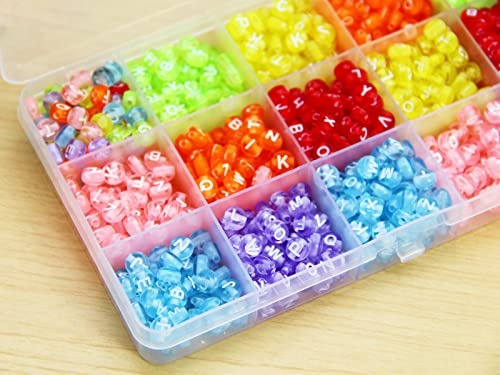 8Pack 15-Grid Clear Fixed Dividers Storage Boxes for Beads - size: 8pcs 15 Grids Box