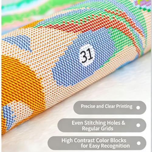 WUSARPLY Tree of Life Stamped Cross Stitch Kits for Beginners Adults - color: J168