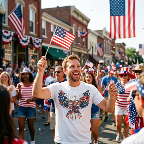 20Pcs Papiailove 4th of July Dtf Transfers Ready to Press Independence Day Iron on Transfers for Tshirts 250th Anniversary Transfer Vinyl Stickers for Clothing Pillows Bag DIY Crafts - color: Independence Day