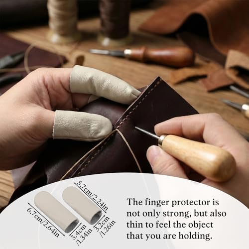 5 Pairs Finger Protectors for Sewing Crochet Finger Guard