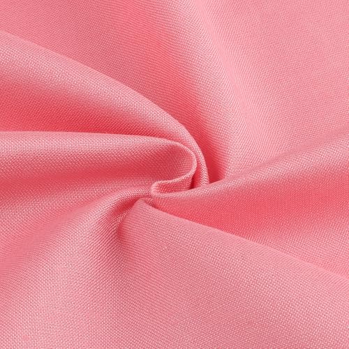 Linen Fabric | Soft, Breathable & Drapable Clothing Fabric | 55% Linen, 45% Viscose | for Dresses, Shirts, Skirts, Needlework, Lining (Dusty Pink, 1 Yard) - color: Dusty Pink, size: 1 yard