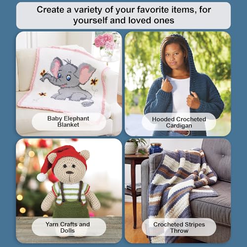 Mary Maxim Starlette Yarn, Soft Acrylic Yarn, 3.5 OZ, 180 Yards, Azure. - color: Azure