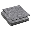 PATIKIL 4x4 Inch Lamp Base Felt, 6Pack 3mm Thickness Square Felt Furniture Pad Soft Adhesive Non-Slip Anti-Scratch Backed Felt for Lamp Furniture DIY Craft, Grey - color: Grey, size: 4x4 Inch