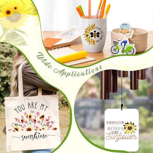 HTVSTD Yellow Sunflower Sublimation Transfer Ink Paper 10 Sheets 12 * 10in - color: Sunflower-10