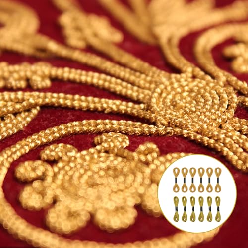 12 PCS Gold Embroidery Thread, Embroidery Floss for Cross-Stitch and Friendship Bracelets, Sewing Thread with Gold Shimmer, 8m Each in Golds and Golden Yellow