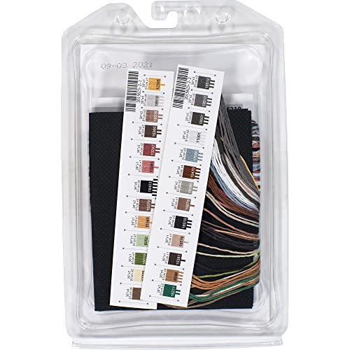 Dimensions 70-65219 Gold Collection in The Shadows Advanced Animal Counted Cross Stitch Kit, 18 Cnt. Black Aida, 5" x 7"