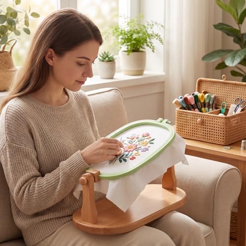 3 Size Square Embroidery Hoop Set Embroidery Hoops, Multi-Color