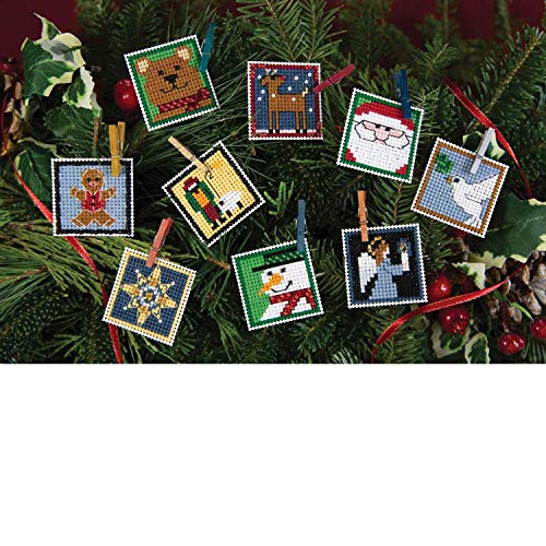 Advent Trilogy Set One Beaded Counted Cross Stitch Ornaments Kit 2019 Mill Hill MH191911