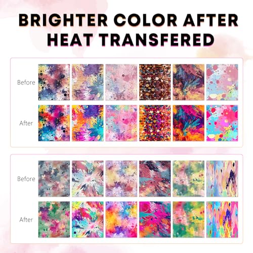 Paint Ink Sublimation Transfer Ink Paper 12 Sheets 12 * 10in - color: Ink