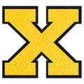 6 Inch Varsity Letter Patches Yellow Iron On Letters - color: Yellow, size: X