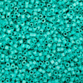 John Bead 25g Cylin Beads Opaque Turquoise Green Matte 11/0 Glass Cylindrical Seed Beads for Jewelry Bracelets Necklaces Earrings Making Embroidery - color: Opaque Turquoise Green Matte