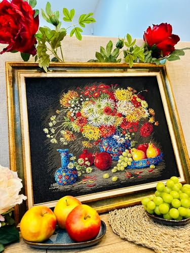 RIOLIS 2068 Still Life with Chrysanthemums Counted Cross Stitch Kit