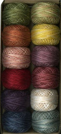 Valdani Perle Cotton Size 8 Embroidery Thread Fan Favorite Sampler Set