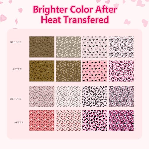 HTVSTD Leopard Sublimation Transfer Ink Paper 8 Sheets 12 * 10in - color: Unicorn-10