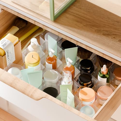 Honeycomb Separator Adjustable Drawer Organizer Divider for Underwear Belt-Scarf Socks Organizer (White(4pcs)) - color: White(4pcs)