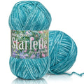 Mary Maxim Starlette Yarn, Acrylic Yarn, 3.5 OZ, 180 Yards, Teal Heather - color: Teal Heather