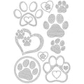 NBEADS Dog Paw Rhinestone Iron on Hotfix, Heat Transfer Decal Bling Rhinestone Decals Rhinestone Heat Transfer Patch Clothing Repair Applique for T-Shirt Clothing Pants Bags (DIY-WH0303-031-US6) - color: Dog Paw