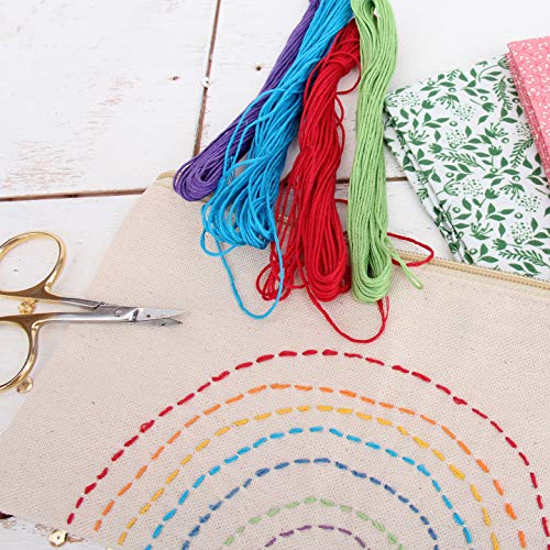 ThreadArt Embroidery Floss Kit in Confetti Colors - Six Strand Set - color: CONFETTI COLORS