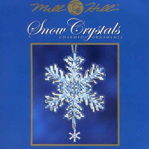 Ice Crystal Beaded Counted Cross Stitch Ornament Kit Mill Hill 2012 Snow Crystals MH162306