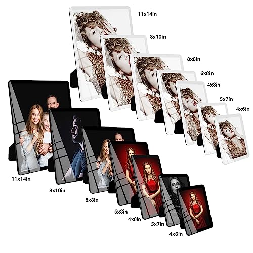 Bluesun Black 4×6 Picture Frames 3pk, Vertical & Horizontal Wall & Tabletop - color: Black, size: 4x6 （3 Pcs）