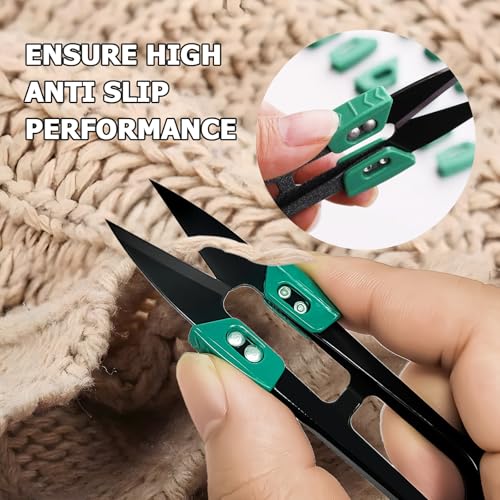 4Pcs Sewing Scissors Fabric Scissors Yarn Thread Cutter Embroidery Crochet Scissors Small Snips Trimming Nipper Thread Snips Pruning Shears for DIY Projects,Crafts,Garden,Bonsai - color: 4p-black