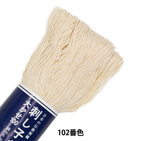 Shibori Dragon Sashiko Large Skein 111yds Thread, Off-White - size: 3937.01 inches