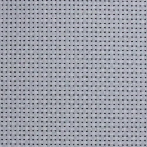 KCS 59" x 1 Yard (93cmx149cm) 11ct Counted Cotton Aida Cloth Cross Stitch Fabric (Light Grey) - color: Light Grey