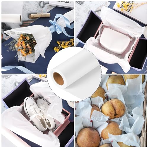 Tracing Paper Roll 24in x 30yd, White Trace Paper Pattern Paper Translucent Tracing Paper for Sewing, Drawing, Sketching, Gift Wrapping - size: 24in x 30yd