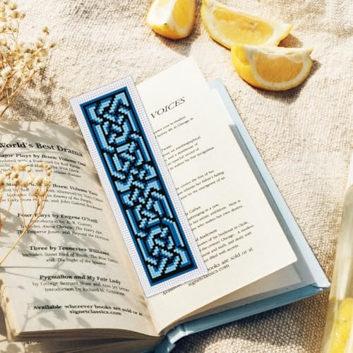ORIGACH 6 Set Celtic Knot Cross Stitch Bookmark Kit for Beginner - style: Celtic Knot