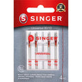SINGER Regular Point Sewing Machine Needle, 5 Count, Sizes 80/12, 90/14, 100/16 - style: 80/11, 90/14, 100/16