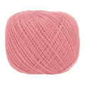 MECCANIXITY Crochet Thread Pearl Cotton Size 3 Dark Pink 164 Yards for Crocheting Tatting Knitting Embroidery Sewing - color: Dark Pink