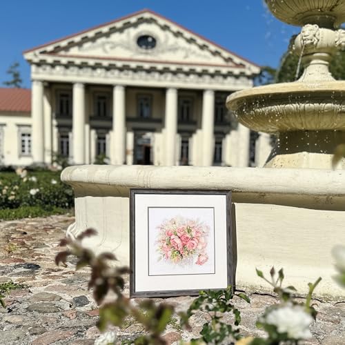 RIOLIS 1335 Watercolor Roses Counted Cross Stitch Kit 11.75 x 11.75 in