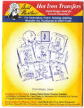 Ducky Ducks Aunt Martha's Hot Iron Embroidery Transfer