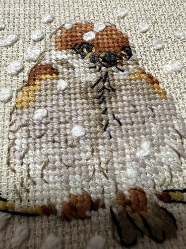 RIOLIS 1680 Sparrow Counted Cross Stitch Kit 3.94 x 3.94 in - style: Sparrow 1680