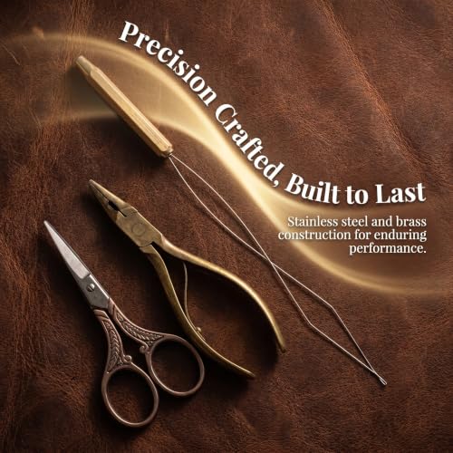 2 Pieces Fly Tying Bobbin Threader Half Hitch
