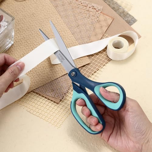 LIVINGO Titanium Scissors All Purpose - 3 Pack 8.5" Sharp Shears for Office